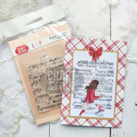 Craft & You Design CS032 Clear Stamps - Music notes