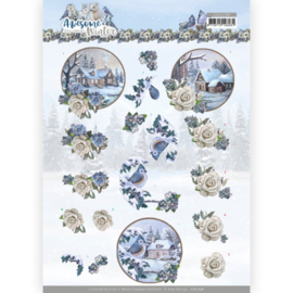 3D Cutting Sheet - Amy Design - Awesome Winter - Winter Village - CD11738