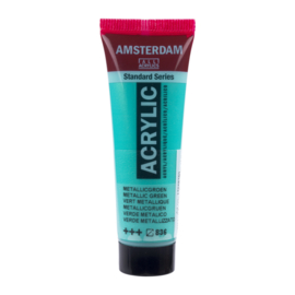 Metallic Groen - 836 - Amsterdam Acrylverf 20 ml Tube