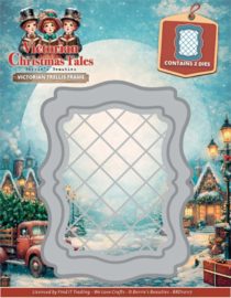 Dies - Berries Beauties - Victorian Christmas Tales - Victorian Trellis Frame - BBD10117
