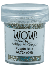 Wow! - WL72X - Embossing Powder - Regular - Colour Blends - Poppin Blue