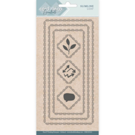 Card Deco Essentials - CDECD0101 - Slimline Dies - Slimline Leaf