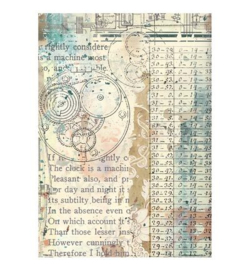 Stamperia - Rice Paper Achtergronden A6 Selectie – Gardens of Time - DFSAK6053