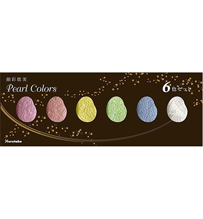 Gansai Tambi Sets Pearl Colors, 6 Colors set - MC20PC/6V