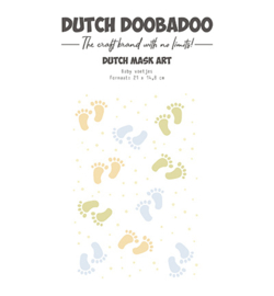 Dutch Doobadoo Mask Art Baby Feet A5 - 470.784.292