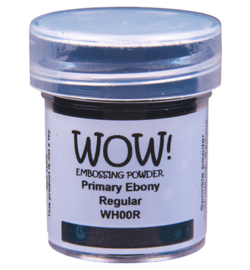 Wow! - WH00R - Embossing Powder - Regular - Primary - Ebony