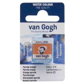 Van Gogh 278 Aquarelverf Napje Pyrrole Oranje 