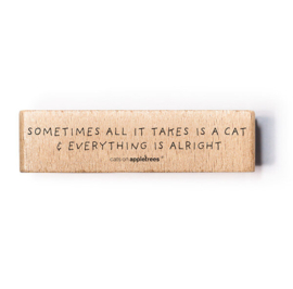 Cats on Appletrees - 20133 - Sometimes all it takes is a cat…