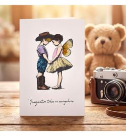 Cosmic Shimmer - Andy Skinner - Pre Cut Rubber Stamp Set - Imagination