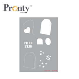 Pronty Stencil Tea bag A5 - 470.806.080