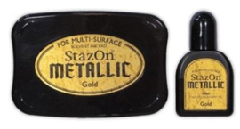 StaZon -  inkpad set metallic gold SZ-000-191