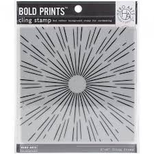 Hero Arts - CG844 - rubberen stempel sun ray