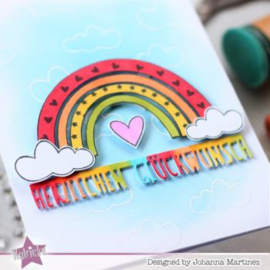 Kulricke - Stanzschablone - Regenbogen - Craft Die - SD653