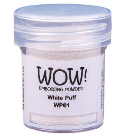 Wow! - WP01 - Embossing Powder - Opaque - Puff Colours - White