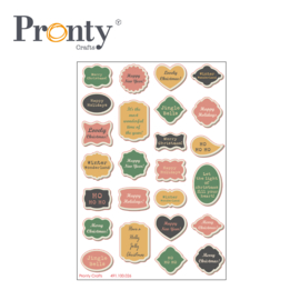 Pronty - Stickers Christmas labels A5 - 491.100.026