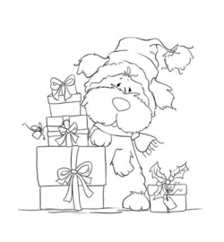 Arts by Tamara - Cute Coloring Kerst - ABT-CC-001