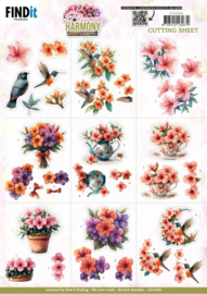 Cutting Sheet - Berries Beauties - Blooming Harmony - Mini - CD12464