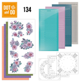 Dot and Do 134 - Purple Flowers