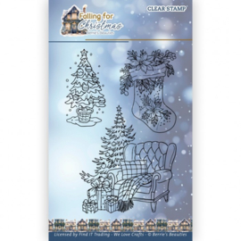 Clear Stamps - Berries Beauties - Falling for Christmas - Chair - BBCS10016