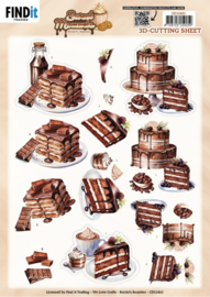 3D Cutting Sheet - Berries Beauties - Sweet Moments - Baked with love - CD12431