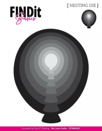 Find It Basics - Nesting Dies - Balloon - FITBND007