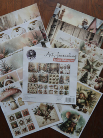 Fairybells - Art Journaling & Card Making Set Kerst roze -  99077/018