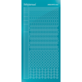 Hobbydots sticker 16 - Mirror Azure Blue - STDM16M