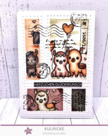 Kulricke - Clear Stamp - Lama-Minis - SST758
