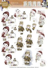 Precious Marieke - Glamorous Christmas - Kids in the snow CD10418