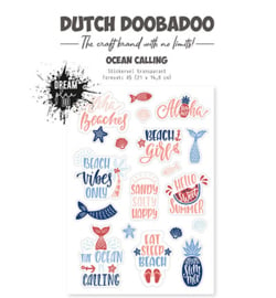 Dutch Doobadoo - Dutch Sticker Ocean Calling -  491.201.002