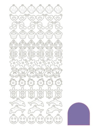 Sticker Charm - Mirror Purple