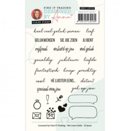 Designed By Anna - Mix And Match Text Stamps - Love - DBACST10001
