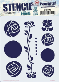 Paperartsy - Stencil 494 - Lynne Perrella
