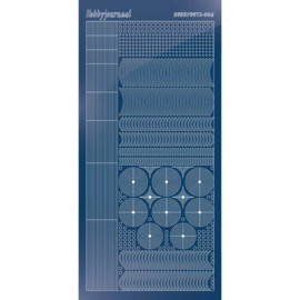 Hobbydots sticker - Mirror - Blue