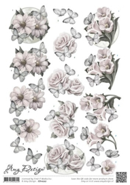 3D Knipvel - Amy Design - Condoleance bloemen CD10727