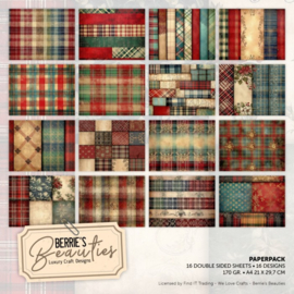 Paperpack - Berries Beauties - Vintage Tartan - A4 - BBPPA410004