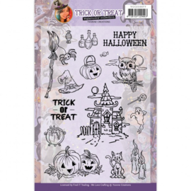 Clear Stamps - Yvonne Creations - Happy Halloween - YCCS10077