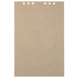 MyArtBook schetspapier 120 g/m2 Recycled Kraft gemêleerd grijs – formaat A4