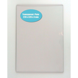 Nellie's Choice - PowerBoss Transparent Plates for PowerBoss 3mm - TPPB002