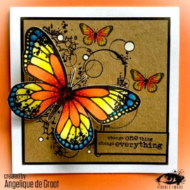 Visible image Butterfly Effect Stamp Set