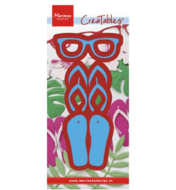 Marianne Design - Creatables - Flip flops & sun glasses - LR0477