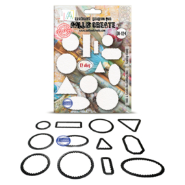 AALL & Create -DI-124 - Scallop Ovals