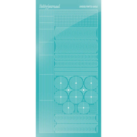 Hobbydots sticker - Mirror - Emerald