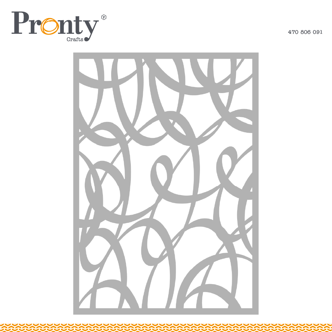 Pronty crafts Mask stencil Curl A5