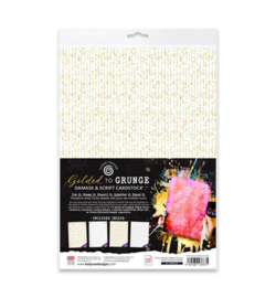 Cosmic Shimmer - 03-10080GGF - Gilded to Grunge Damask & Script