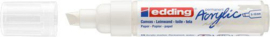 Edding 5000 Acrylic marker breed - 922 -Verkeerswit