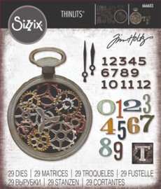 Sizzix Thinlits Die Set 29PK - Vault Watch Gears