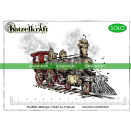 Katzelkraft - Locomotive - Unmounted Rubber Stamp - SOLO184
