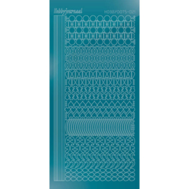 Hobbydots sticker - Mirror - Turquoise