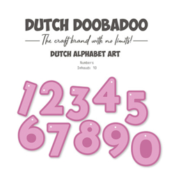 Dutch Doobadoo - Dutch Alphabet art Numbers - 470.784.347